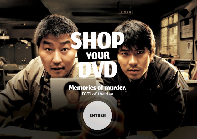 image maquette site vente dvd